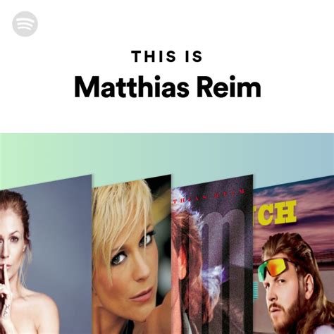 This Is Matthias Reim Isitagoodplaylist