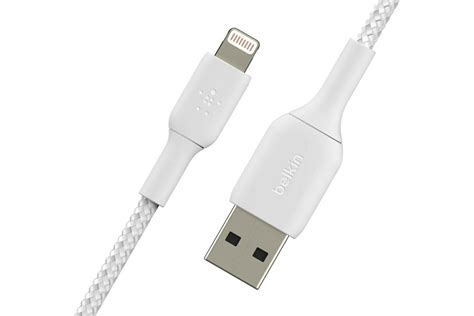 Belkin Boost Charge Braided Lightning To Usb A Cable 1m White Ireland