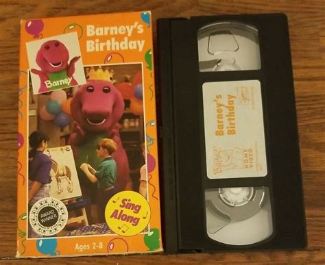 Barney - Barneys Birthday 1992 VHS Tape OOP | Grelly USA