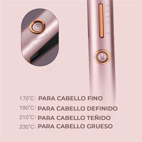 Plancha Para Cabello De Cer Mica Ion Profesional C Ele Gate