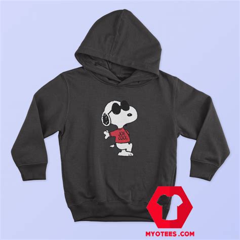 Peanuts Joe Cool Snoopy Peanuts Graphic Hoodie Cheap