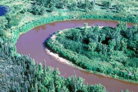 Free picture: mud, river, meander