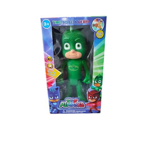 Boneco Pj Masks Lagartixo Articulado Luz E Sons De Guerra Cm