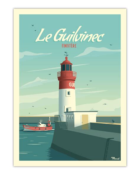 Affiche 50×70 Marcel Le Guilvinec Taille 30 X 40 Cm Artofit