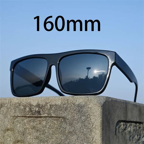 Vazrobe 160mm Oversized Sunglasses Male Polarized Sun Glasses For Men Women Big Large Face