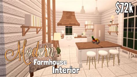 Bloxburg Modern Farmhouse Kitchen Ideas