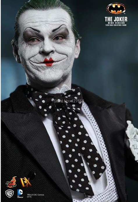 HT Hot Toys DX14 1 6 Batman 1989 Joker Mime Version Collection Action Figure For Fans Holiday