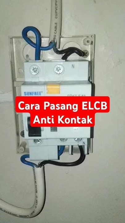 pasang elcb youtube