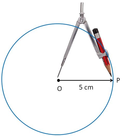 How To Draw A Circle If Radius Is Given Using Compass Teachoo