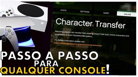 Gta Online Como Transferir Personagem Para Ps Xbox Series Passo A