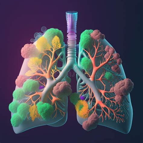 Lungs Trachea And Bronchi Stock Illustration Illustration Of