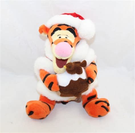 Peluche Tigrou Disney Store P Re No L Habit Rouge Buche Marron C