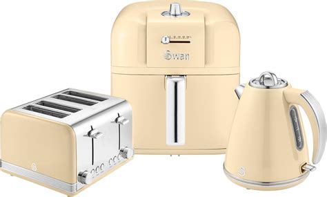 Swan Retro Kitchen Set L Fast Boil Kettle Slice Toaster Retro