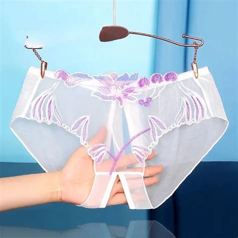 Culotte Sans Entrejambe Pour Femmes Sous V Tements Sexy Lingerie