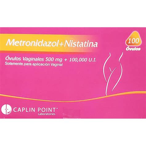 Metronidazolnistatina Caplin Point X 100 Ovulos Disfarmell