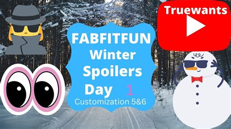 FABFITFUN Winter 2023 Spoiler Customization 5 6 SneakPeek Reveal