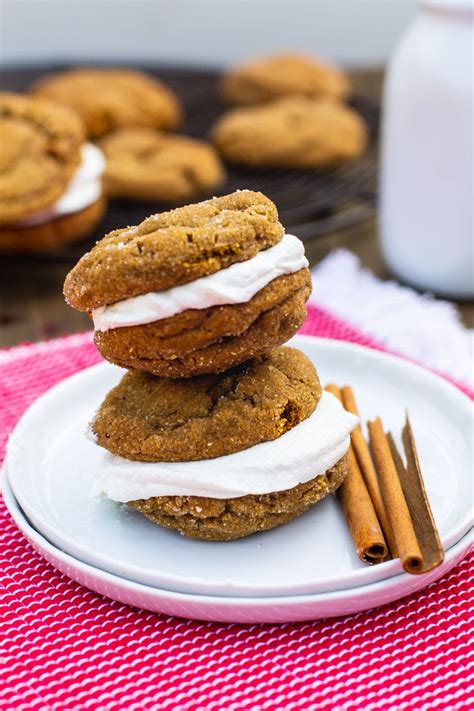 Chewy Gingerbread Sandwich Cookies Spicy Southern Kitchen