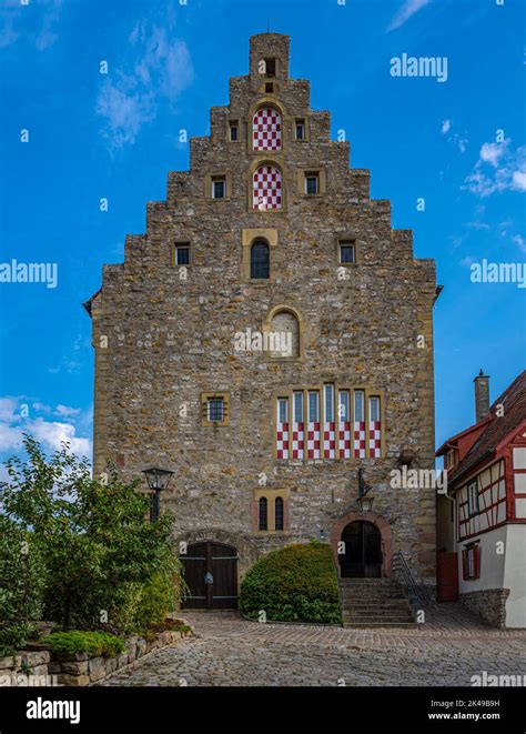 Das Historische Steinhaus Erbaut In Bad Wimpfen Neckartal