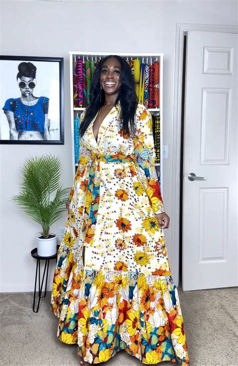 Floral Duster/Dress with Exposed Ruffle Tier - Montoya Mayo