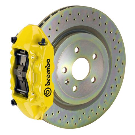 Brembo P A Brake Kit Gt Series Drilled Mm X Mm Piece