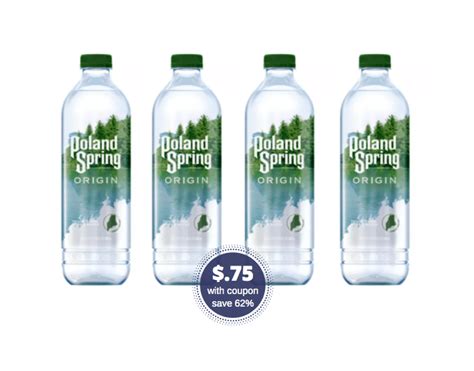 Poland Spring Origin Water Just 75 Each Bottle At Safeway Super Safeway