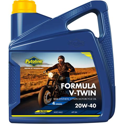 Formula V Twin 20W 40 4 X 4 L Can Putoline Oil