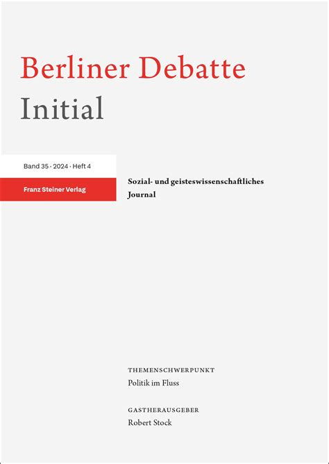 Wendekinder Berliner Debatte Initial Heft 4 2004