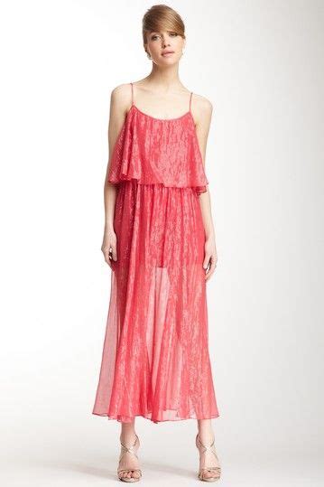 Halston Heritage Tiered Silk Blend Maxi Dress HauteLook Maxi