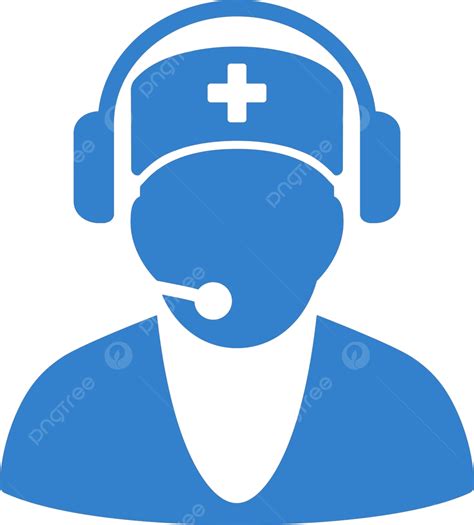 Hospital Recepcionista Icono Trabajo Hombre Gerente Vector PNG