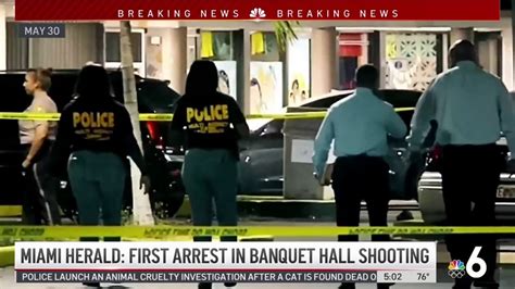 First Arrest Made In Shooting Outside Miami Dade Banquet Hall Nbc 6 South Florida