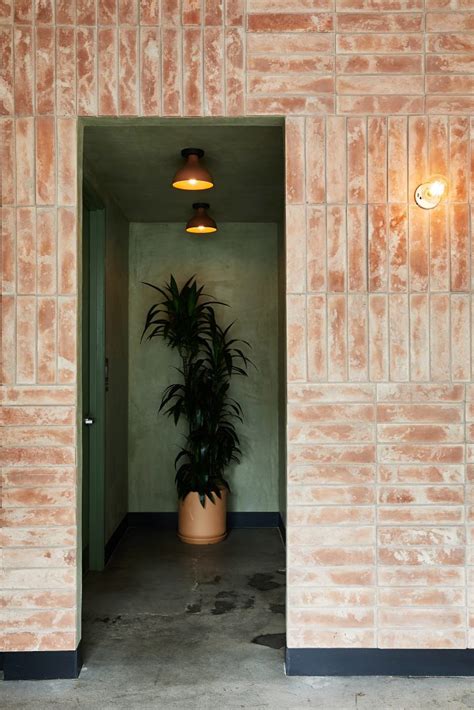 Terracotta Brick And Stucco Give Mexican Restaurant Loqui A Rustic Look