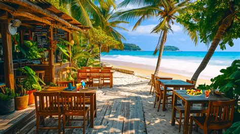 Tropical Beach Bossa Nova Music With Beautiful Ocean Beach Views For