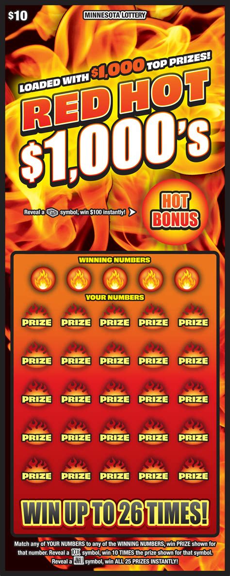 Red Hot S The Minnesota Lottery