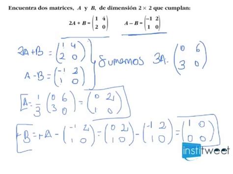 Ejemplo Resuelto Ecuaciones Con Matrices Vídeo Dailymotion