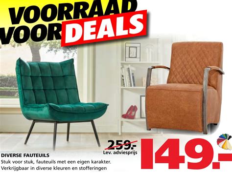 Diverse Fauteuils Aanbieding Bij Seats And Sofas