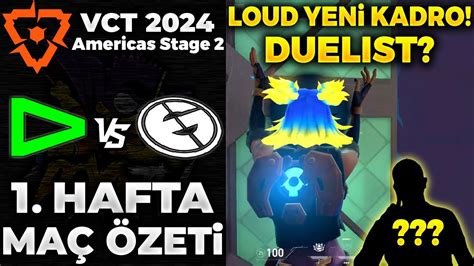 LOUD vs Evil Geniuses MAÇ ÖZETİ VALORANT 2024 Americas Stage 2 1