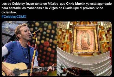 Memes De Chris Martin Y La Estancia Eterna De Coldplay En M Xico