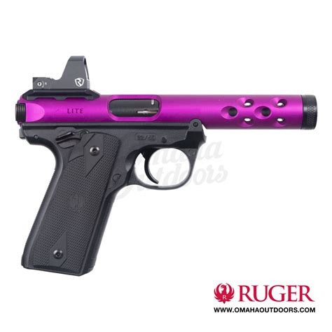 Ruger Mark Iv 2245 Lite Purple Anodized With Optic Omaha Outdoors