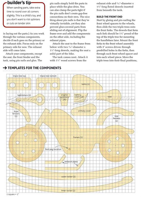 Rocking Motorcycle Plans • WoodArchivist