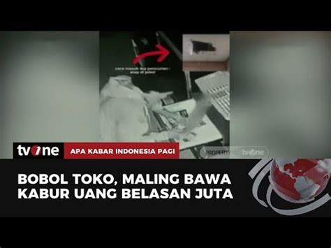 Gasak Uang Belasan Juta Aksi Pencurian Lewat Plafon Terekam CCTV TvOne