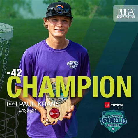 Pdga Amateur Disc Golf World Championships Presented By Toyota