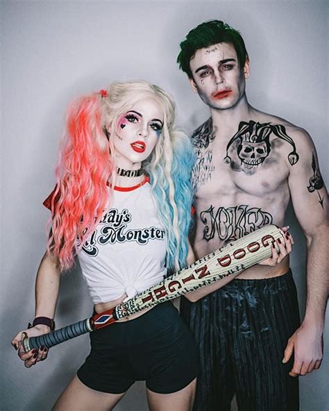 Harley Quinn And The Joker Sexy Halloween Costumes For Couples 2019