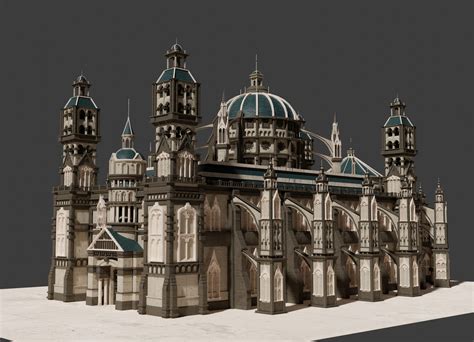 Artstation Cathedral Concept Art2