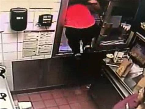 Fl Worker Jumps Through Drive Thru To Help Woman