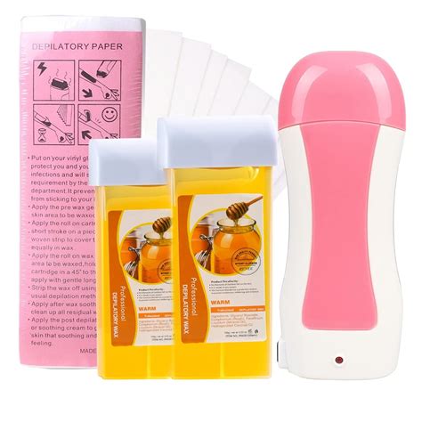 Amazon Roll On Wax Kit Honey Roller Waxing Kit For Sensitive