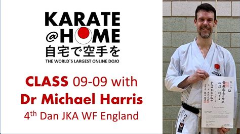 Karatehome Class 09 09 With Dr Michael Harris Youtube