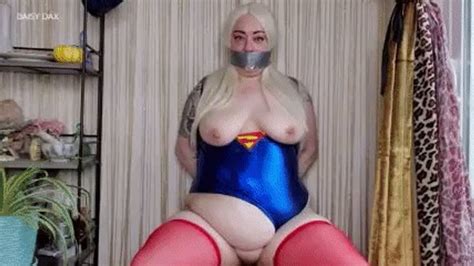 BBW Supergirl Bound Made To C Twice MOV Daisy Dax Clips Sale