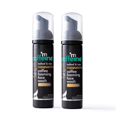 Mcaffeine Naked Raw Cappuccino Coffee Foaming Face Wash Pack Of