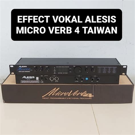 Jual ALESIS Vocal Effect Micro Verb 4 Taiwan Vokal Efek Kuping Besi