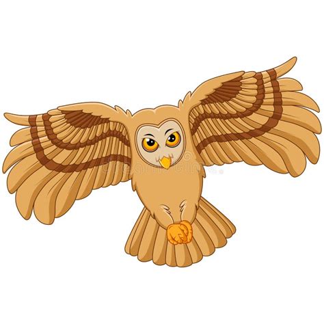 Owl Cartoon Drawing Easy An Realistic Flying Ideas Face